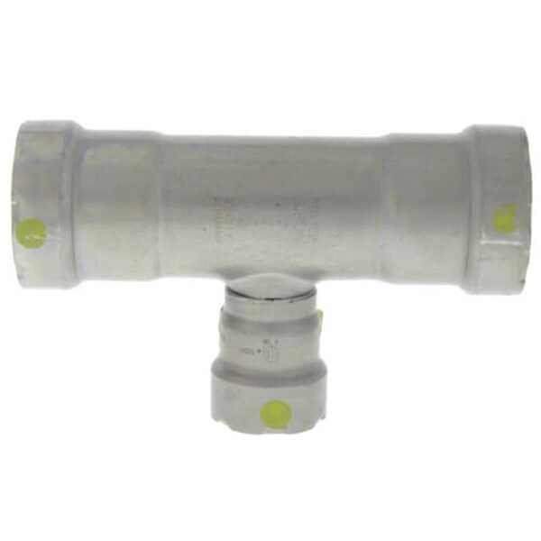 Escenografia 1 x 1 x 0.5 in. Steel Tee MegaPressG, Press x Press x Pipe Fitting, Black ES2934428 - main